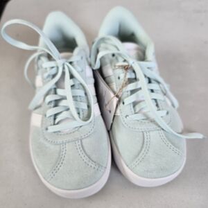Adidas Kids VL Court 3.0 Skateboarding Shoes Halo Mint Colour Size 11 1/2
